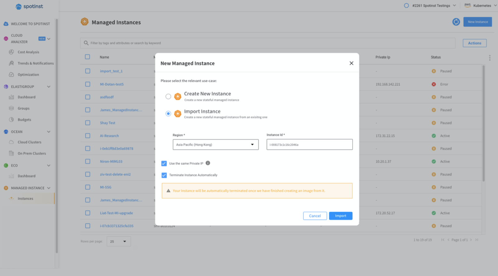 Stateful Application on Spot Instance