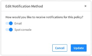 Edit Notification Method UI