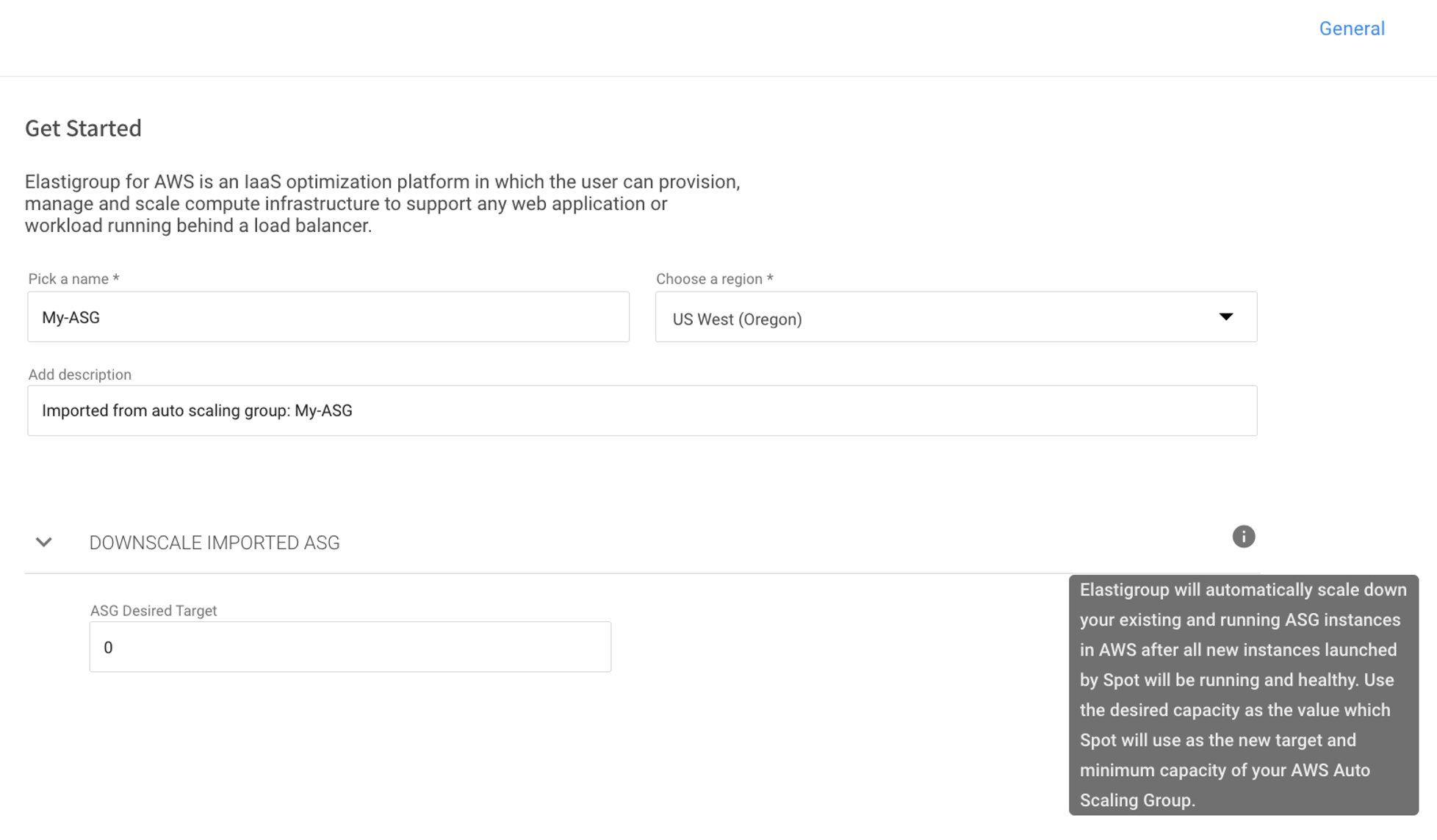 Import Auto Scaling Group General