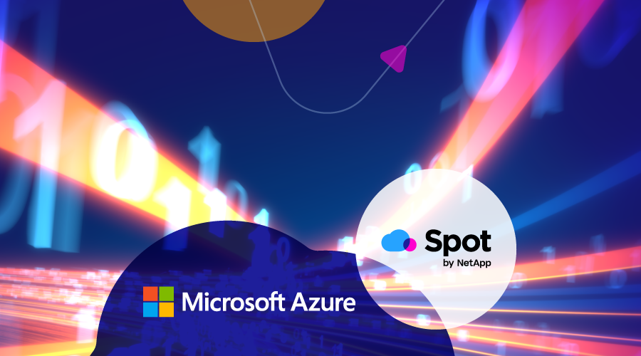 Spot by NetApp and Microsoft Azure logos